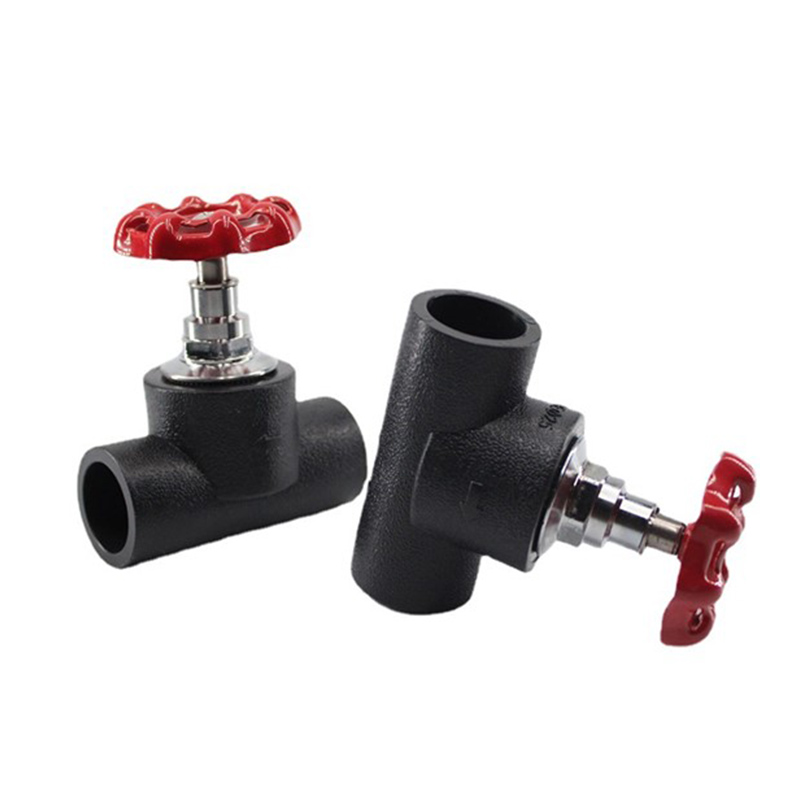 Controllo del flusso d'acqua con valvola di arresto sollevamento in HDPE Controllo del flusso d'acqua con valvola di arresto sollevamento in HDPE