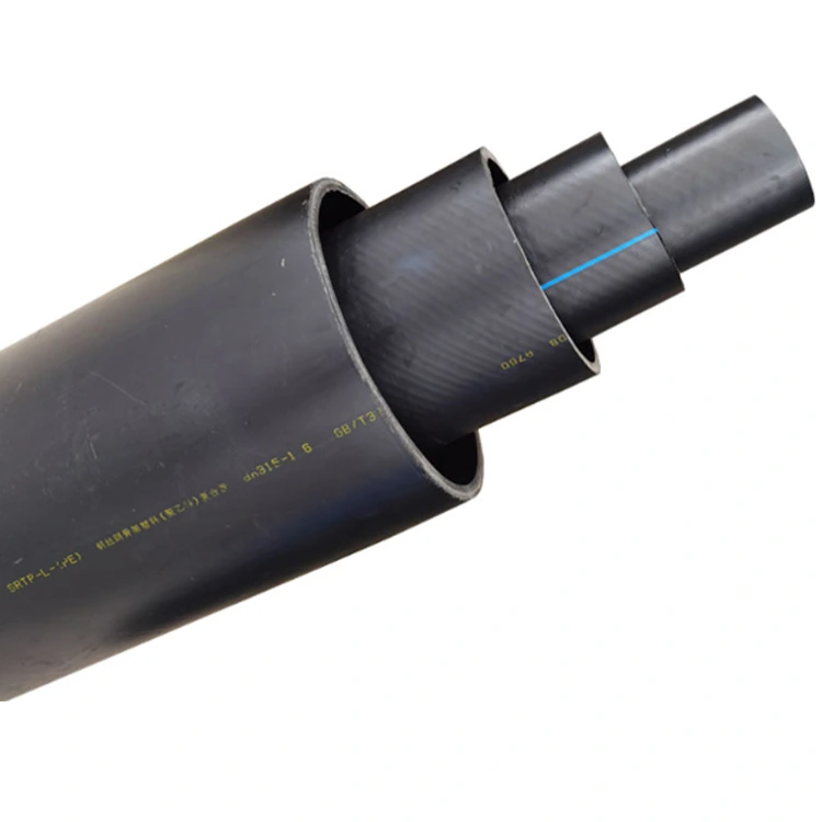 Impianto idraulico per tubi compositi PE rinforzati in acciaio HDPE per acqua
