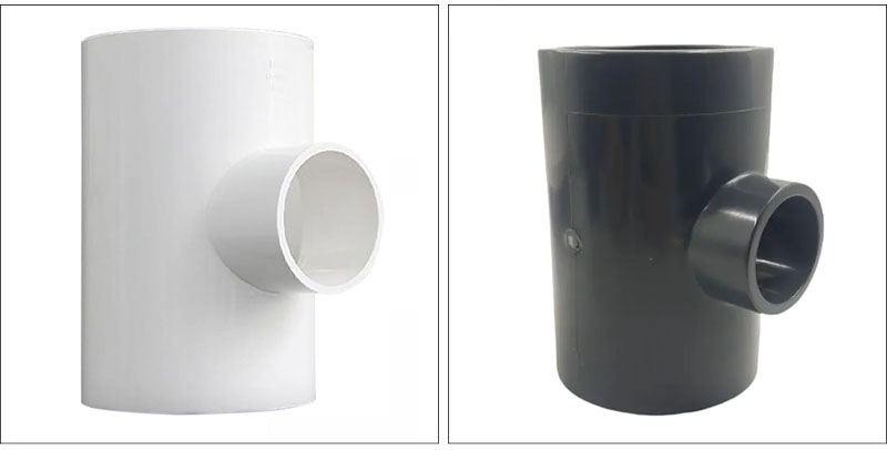 PVC reducing tee