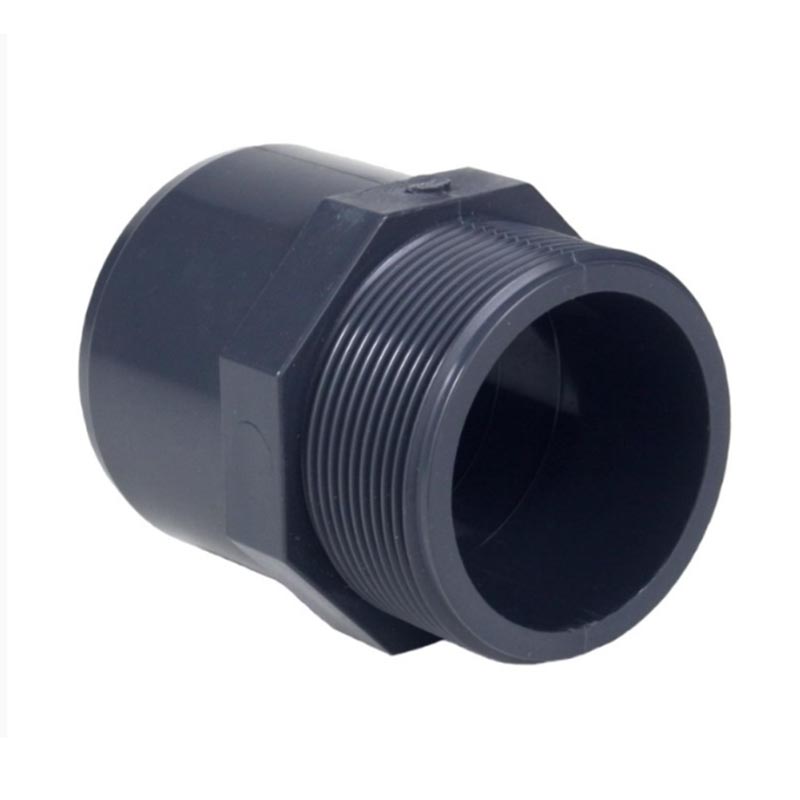 Accoppiamento filettato maschio in PVC