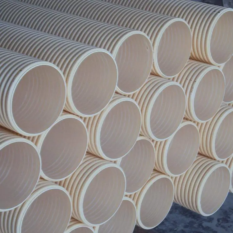 Tubo ondulato a doppia parete in PVC-U
