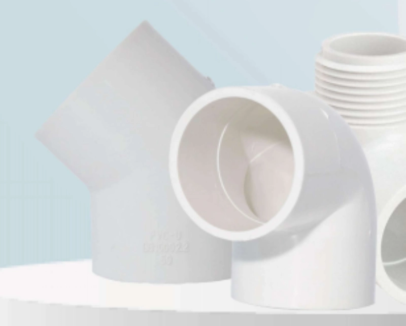 Gomito UPVC da 45 e 90 gradi